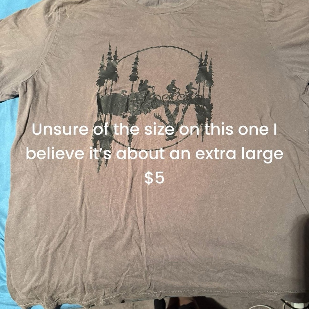 Men's Brown Graphic T-Shirt